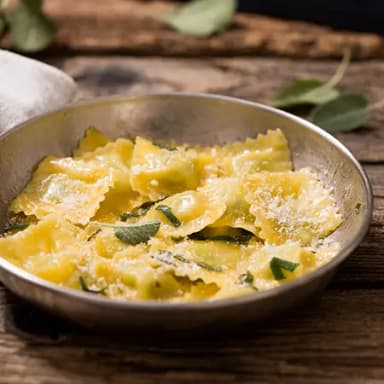 Raviolis aux épinards